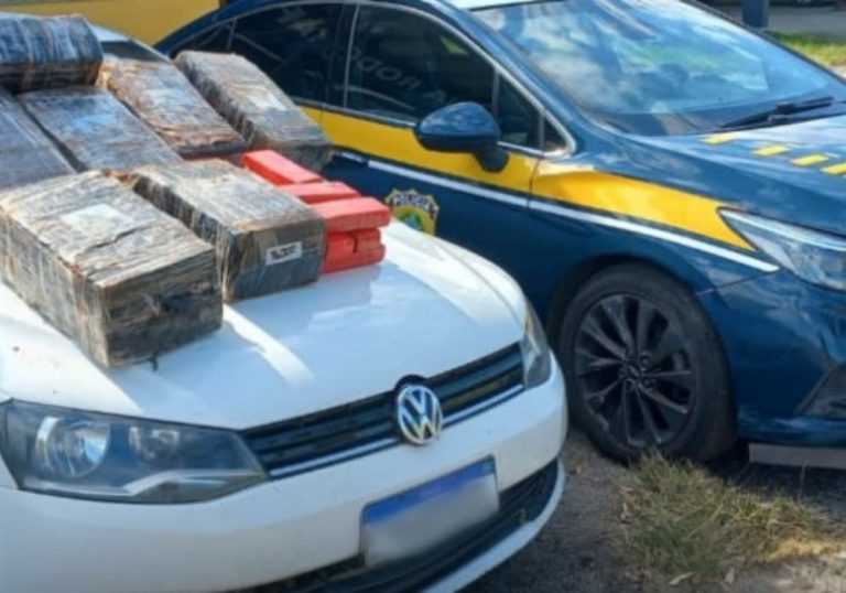 PRF apreende 117 kg de drogas que viriam do Rio de Janeiro para o ES