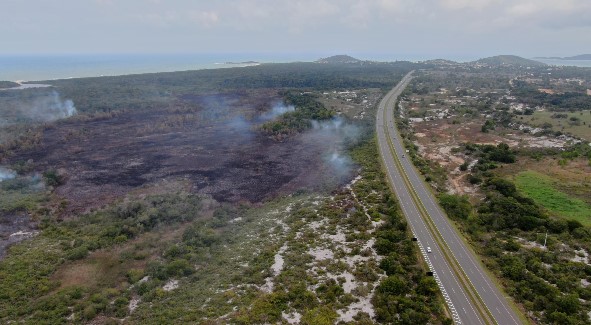Perícia é concluída e indica causa do incêndio no Parque Paulo César Vinha
