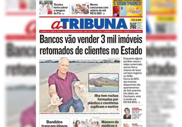 Confira os destaques do Jornal A Tribuna desta quinta-feira