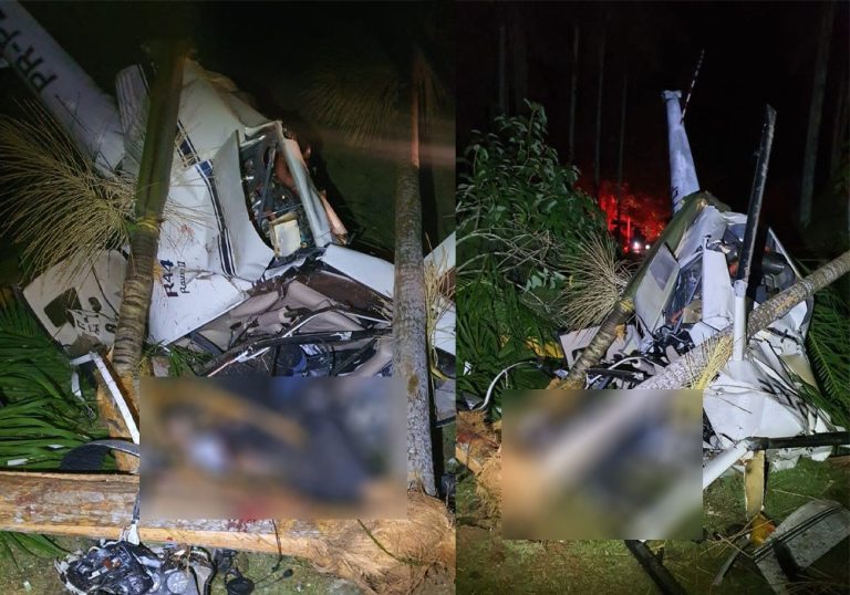 Helicóptero cai e mata duas pessoas no ES