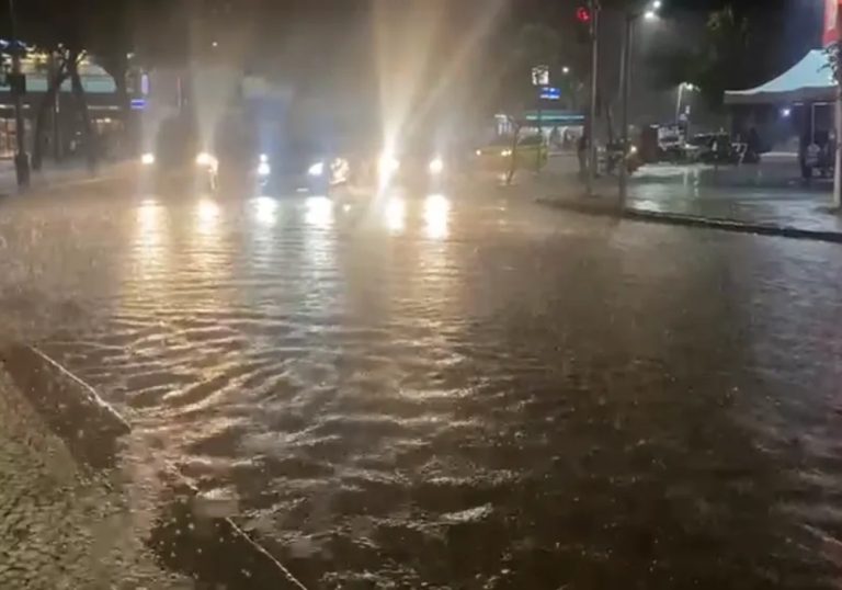 Chuva forte coloca cidade do RJ em estágio de atenção