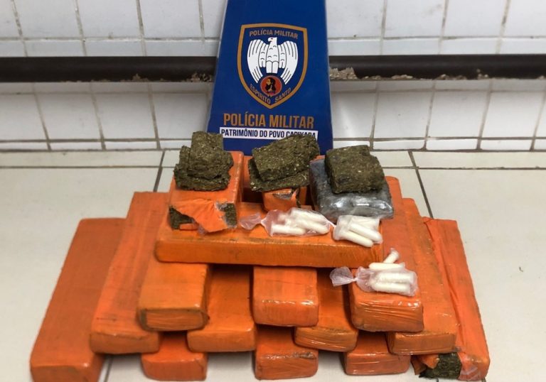 Polícia apreende 14 tabletes de maconha durante operação na Serra