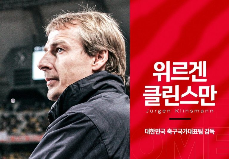 Coreia do Sul anuncia o técnico alemão Jürgen Klinsmann até 2026