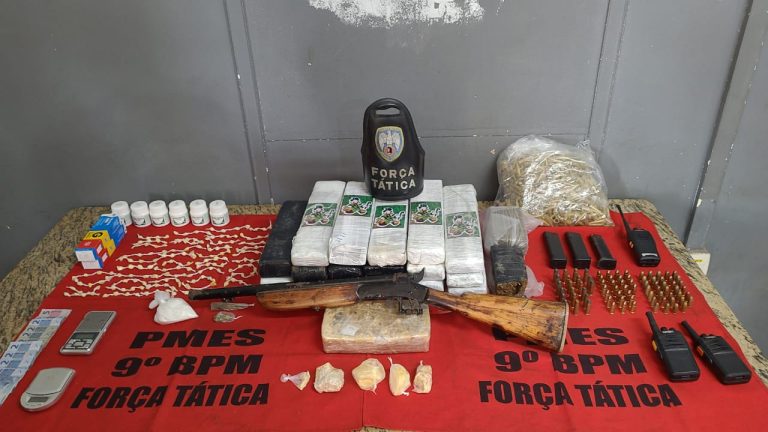 Polícia apreende drogas dentro de berço e prende quatro pessoas no ES
