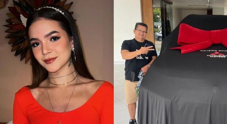Mel Maia presenteia o pai com carro de luxo: “Ele merece”