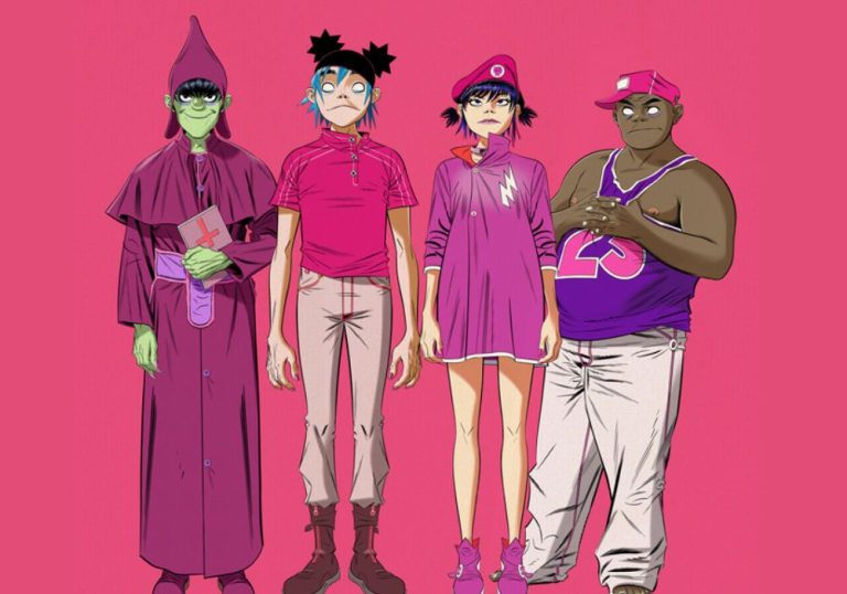 Banda virtual Gorillaz aposta em ilustres parceiros