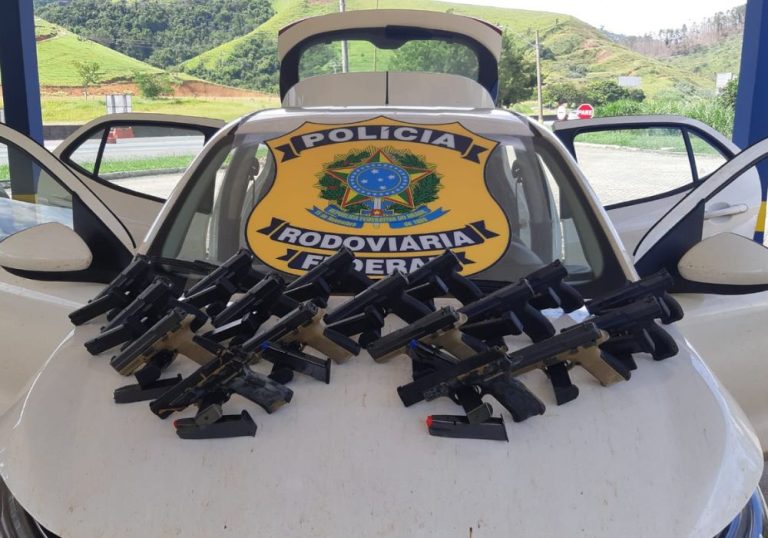 Casal do ES é preso com armas em São Paulo e diz que estava em lua de mel