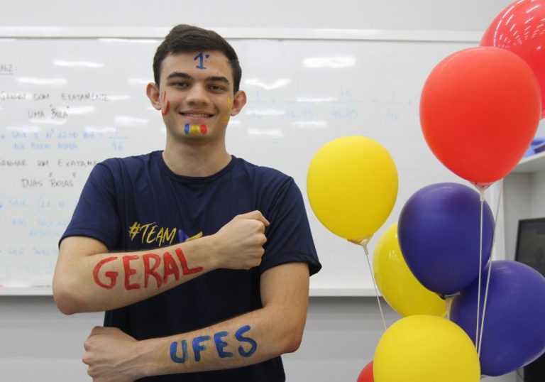 “Nunca perdi o foco nos estudos”, diz primeiro lugar na Ufes