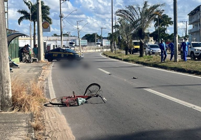 Ciclista morre em acidente na BR-101 no ES