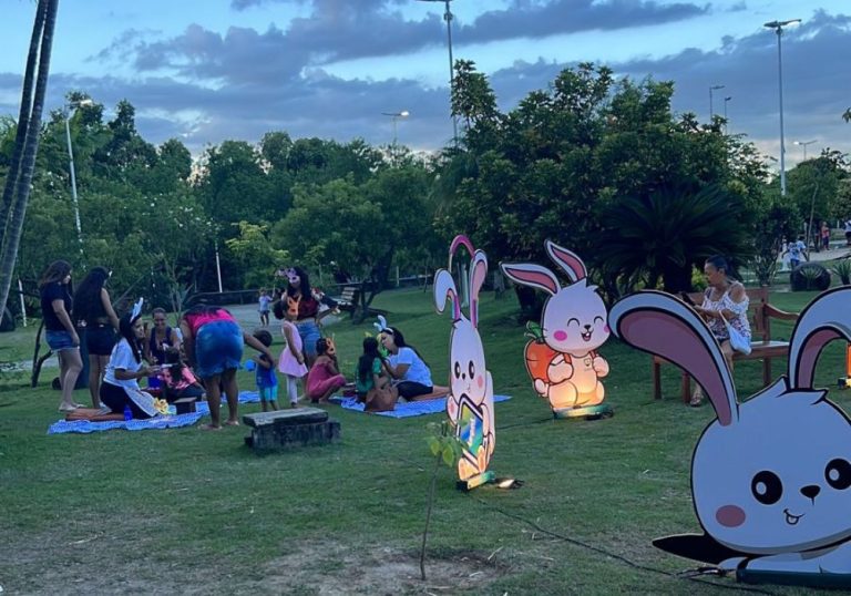 Oficinas de arte e visita do Coelho da Páscoa na Serra