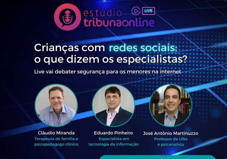 Tribuna Online faz live nesta terça sobre o uso de redes sociais por crianças