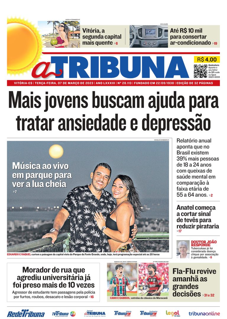 Confira os destaques do Jornal A Tribuna desta terça-feira
