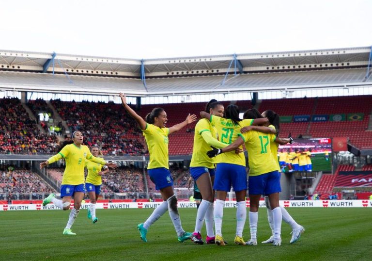 Futebol feminino: Brasil bate Alemanha em último teste antes da Copa