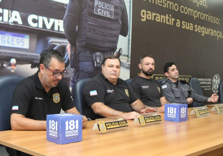 Presos integrantes de quadrilha que invadiu 15 sítios e casas em cidade do ES