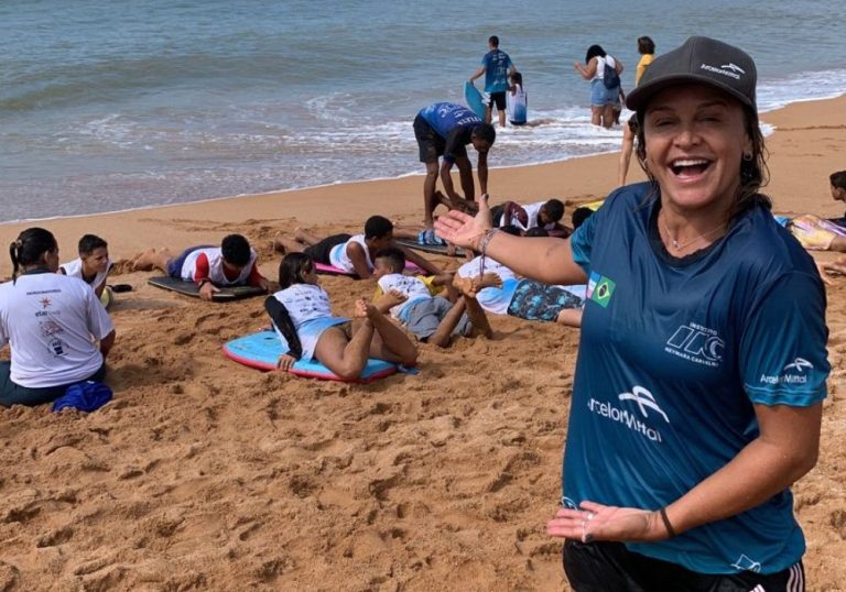 Aulão de bodyboarding com Neymara na Serra