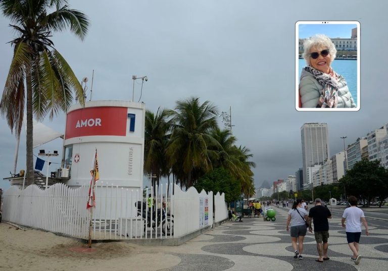 Idosa morre após ser derrubada no calçadão de praia durante assalto
