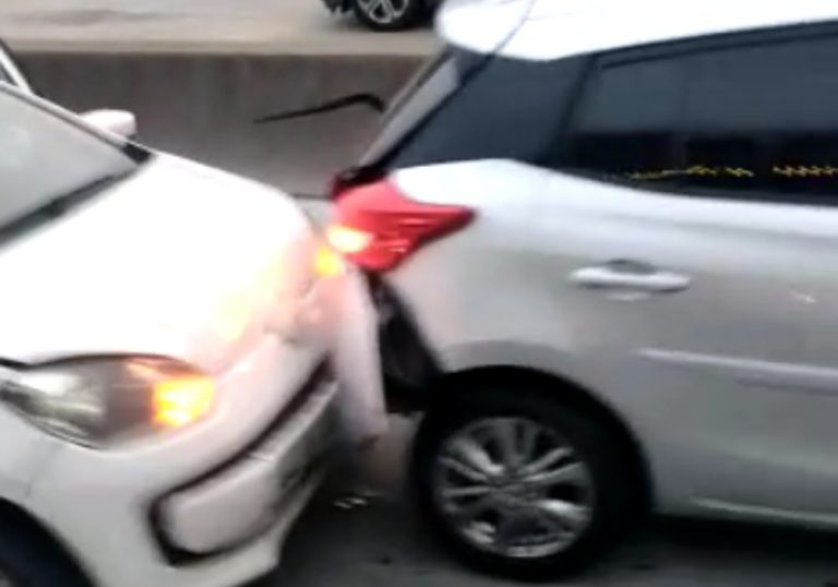 Idosa fica ferida em acidente na Terceira Ponte