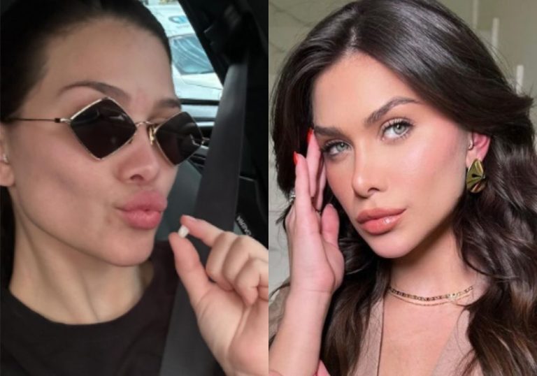 Atriz Flávia Pavanelli perde o ‘dente’ durante vídeo e recebe críticas na web