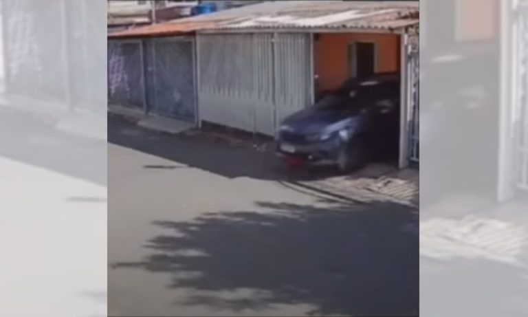 Bebê é atropelada acidentalmente pelo pai e sobrevive sem ferimentos graves