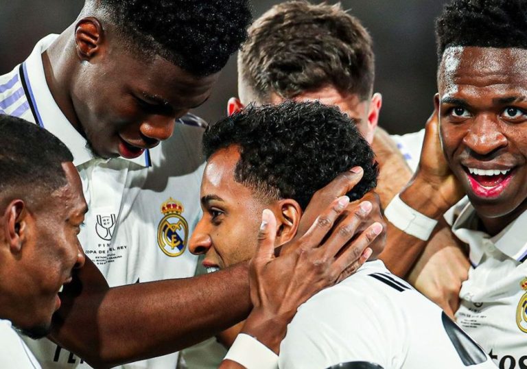 Rodrygo faz dois gols e Real Madrid conquista título da Copa do Rei