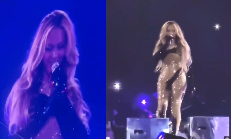 “O Brasil está na casa”, diz Beyoncé ao notar fãs brasileiros durante turnê