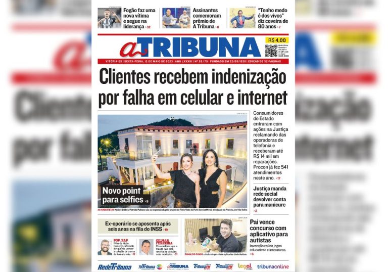 Confira os destaques do Jornal A Tribuna desta sexta-feira