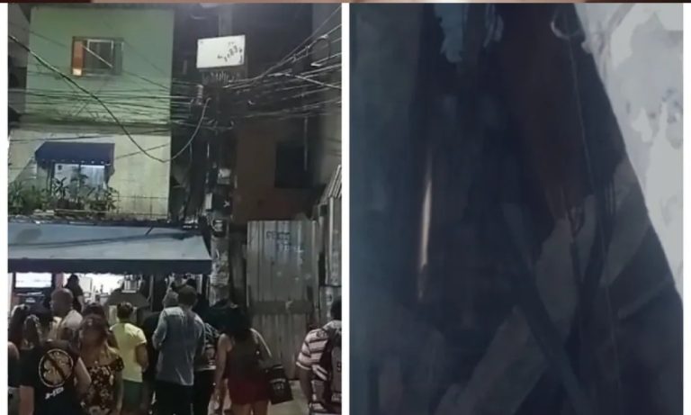 Prédio desaba parcialmente na zona oeste do RJ