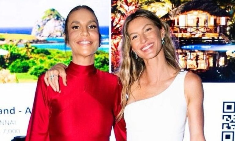 Gisele Bündchen faz evento em prol de causas ambientais e recebe Ivete Sangalo
