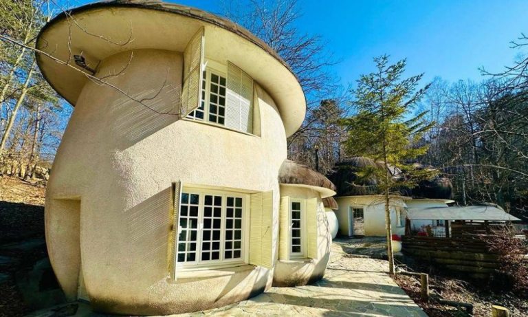 Casa-cogumelo, dos Smurfs, está à venda na Itália