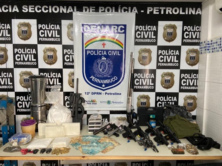 Polícia Civil desarticula esquema de tráfico no Sertão