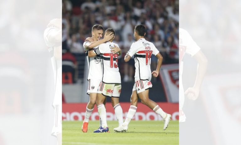 São Paulo vence o Internacional e sobe para o G4 do Brasileirão