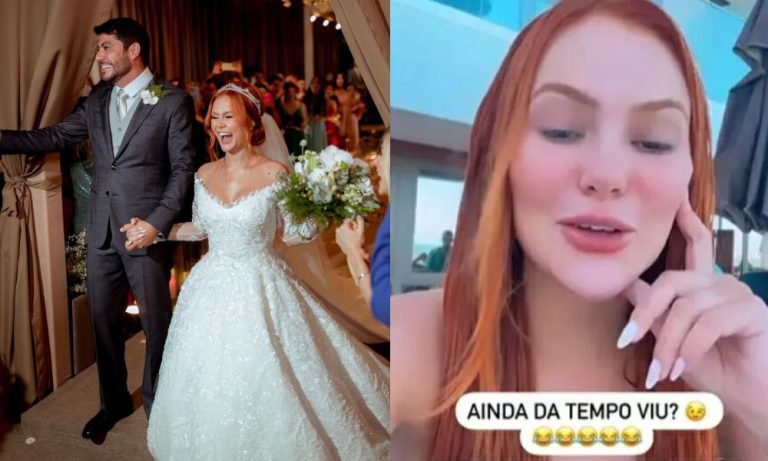 Após casamento de R$ 2 milhões, Mirela Janis cobra presente dos convidados