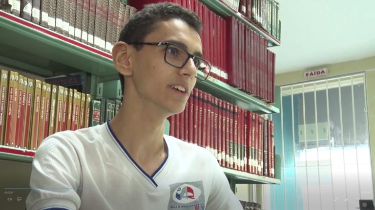Estudante da Rede Estadual de Ensino faz história