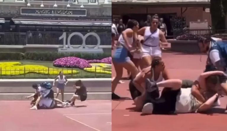 VÍDEO | Famílias trocam socos em parque da Disney por causa de espaço para foto
