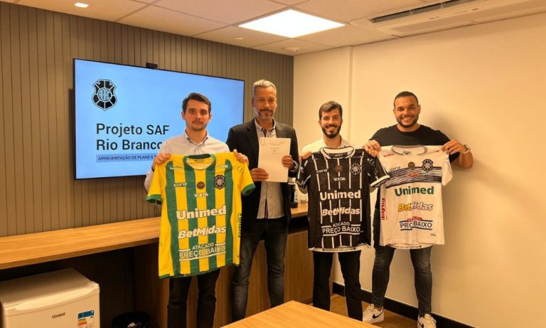 Rio Branco anuncia SAF e receberá investimento de R$ 50 milhões