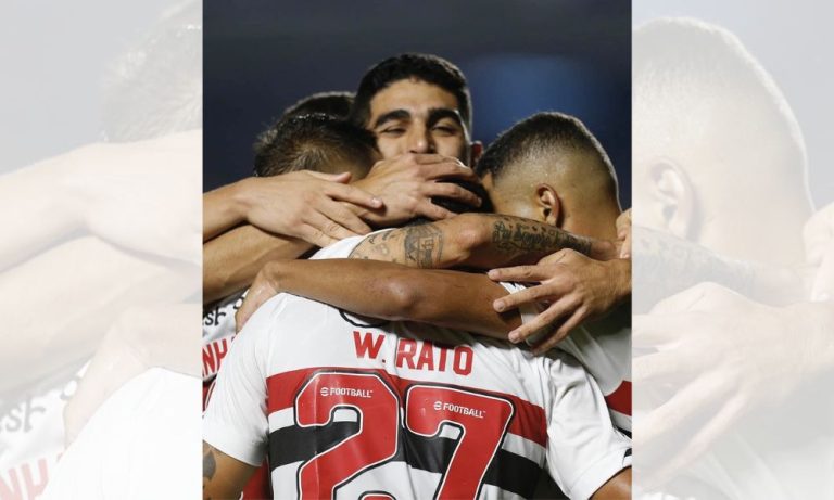 São Paulo vence o Goiás no fim e entra no G-4 do Brasileirão