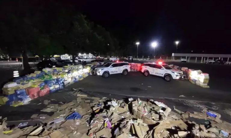 Polícia apreende 12,1 toneladas de maconha no interior de SP