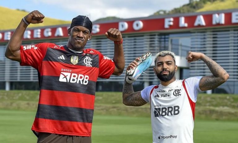 Astro da NBA conhece futebol do Flamengo e diz que jogará basquete no clube