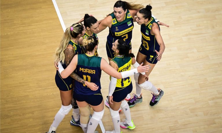 Brasil faz jogo dramático com Itália, mas vence em 5 sets na Liga das Nações