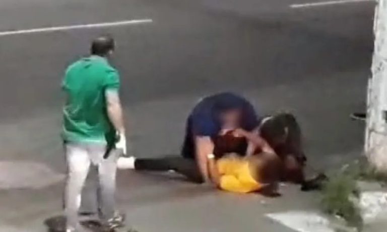 Major filmado agredindo soldado em Vitória é afastado das ruas