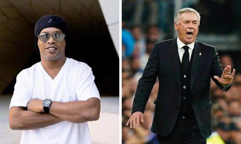 Ronaldinho Gaúcho aprova escolha de Ancelotti para a seleção