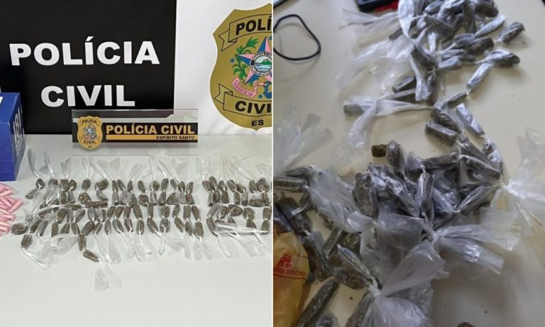 Menina de 16 anos é apreendida com drogas pela terceira vez em cidade do ES
