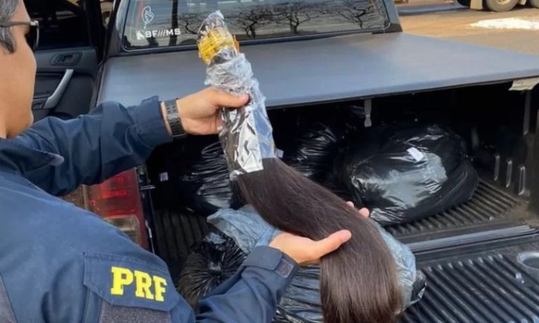 Carga de cabelo humano avaliada em quase R$ 400 mil é apreendida em MS