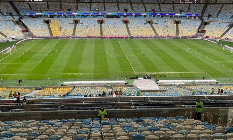 Flamengo é advertido pela Conmebol por gramado do Maracanã contra o Olimpia