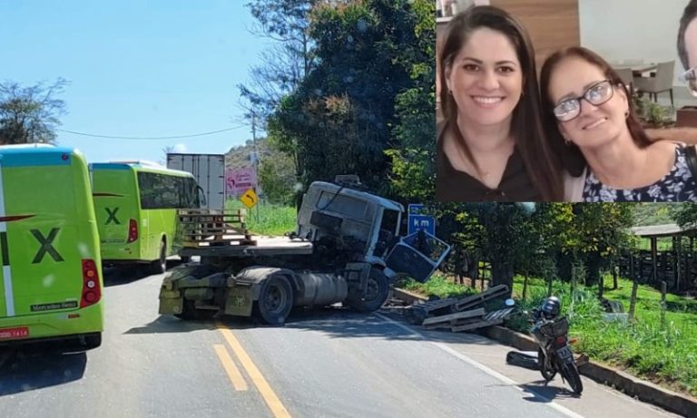 Mãe e filha morrem em acidente na volta para casa no Noroeste do ES