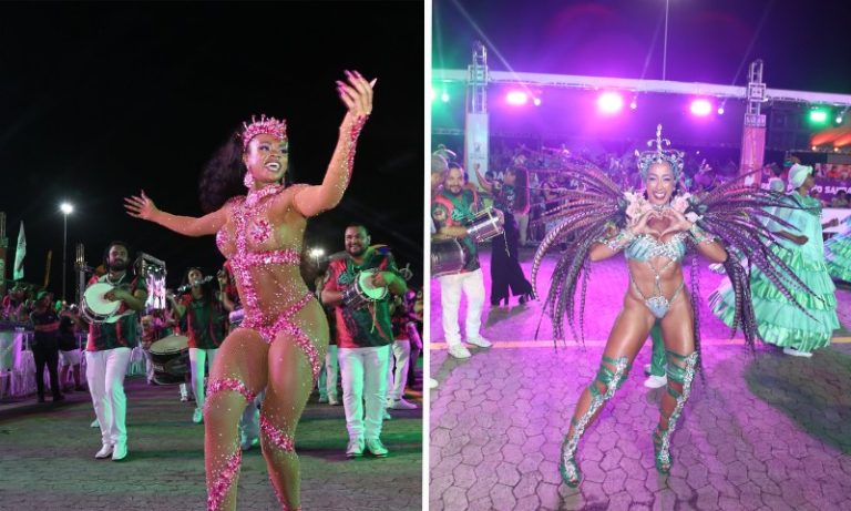 Musas e rainhas brilham no primeiro dia de minidesfile em Vitória
