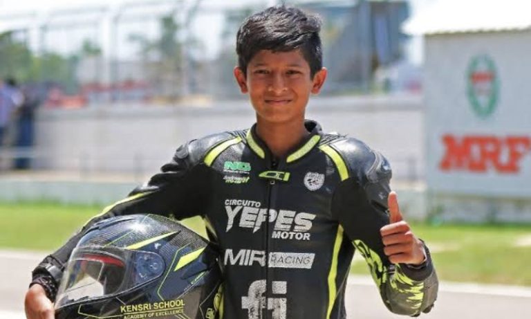 Piloto indiano de 13 anos morre após acidente em corrida de moto