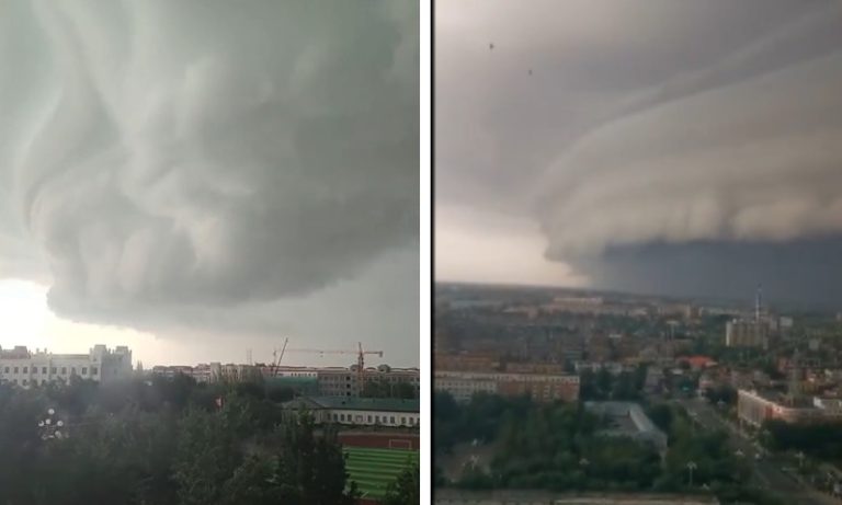 Tipo raro de tempestade, supercélula, é registrada na China