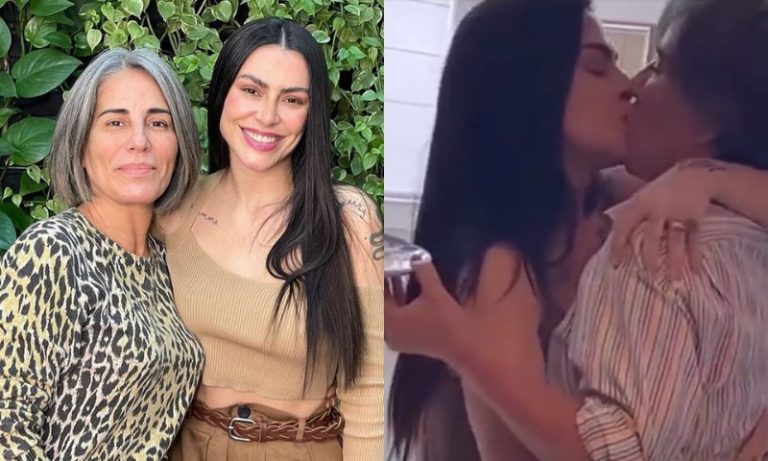 VÍDEO | Cleo e Gloria Pires são alvo de críticas após darem selinho