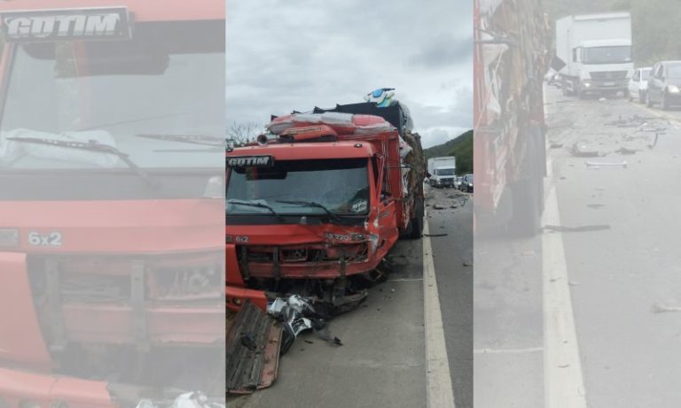 Acidente entre carro e caminhão deixa uma pessoa morta na BR-259 no ES